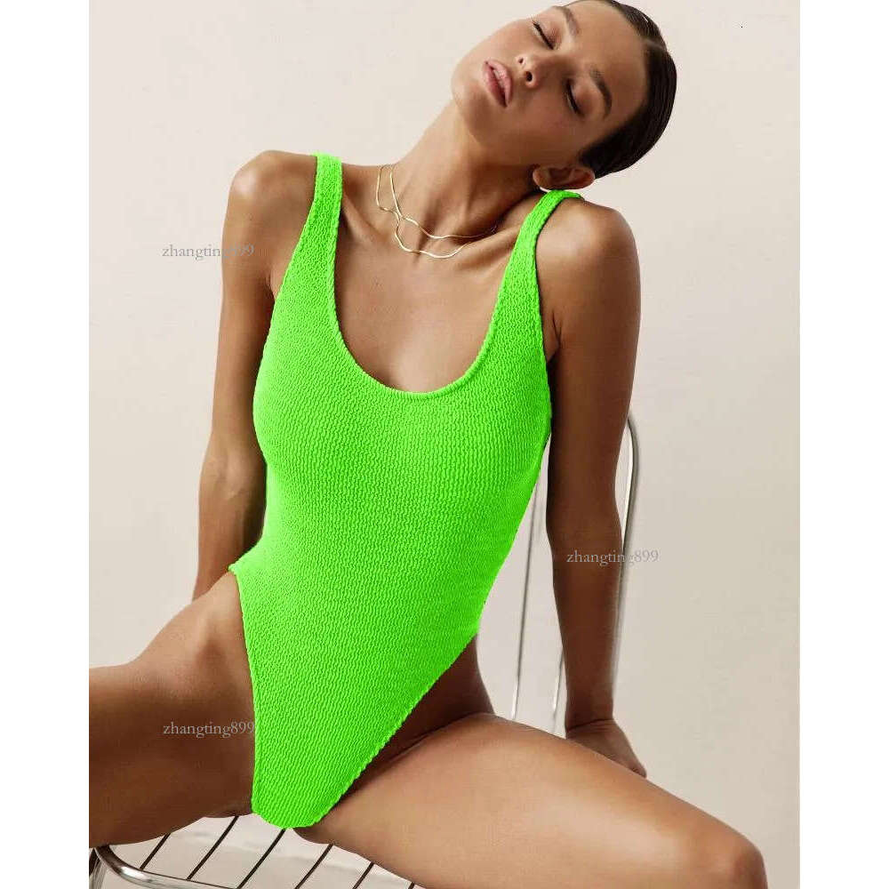 Women's Swimwear 2024 Sexy Women One Piece Swimsuit Female Solid Push Up Thong Bather Bathing Suit Monokini Brazilian Swimming Suits