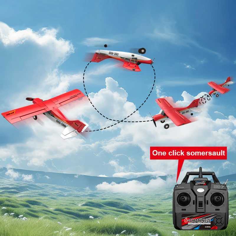 Aircraft Model Qidi560 Moore M7 Off-road RC Plane 4CH Brushless Remote Control Airplane Fixed Wing EPP Foam Toys for Children H241123Q7AZ