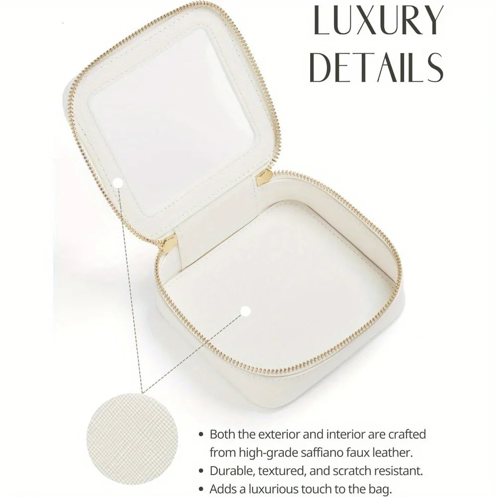 Small Cosmetic Bag for Purse Mini Makeup Cute Clear Pouch Travel Organizer Case Toiletry Waterproof Square Zipper 241115