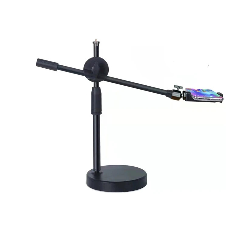 with Ring Tripod Light Table Tabletop Shooting Stand Tripods Mobile Phone Holder Boom Arm for Nail Art Pography 240418 top s