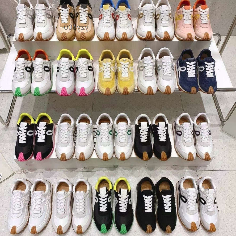 womens sneakers shoes mens designer casual flow in runner nylon suede sneaker upper fashion sport ruuning classic sh lies wpzf loewesneaker loewes loewetops TIA3