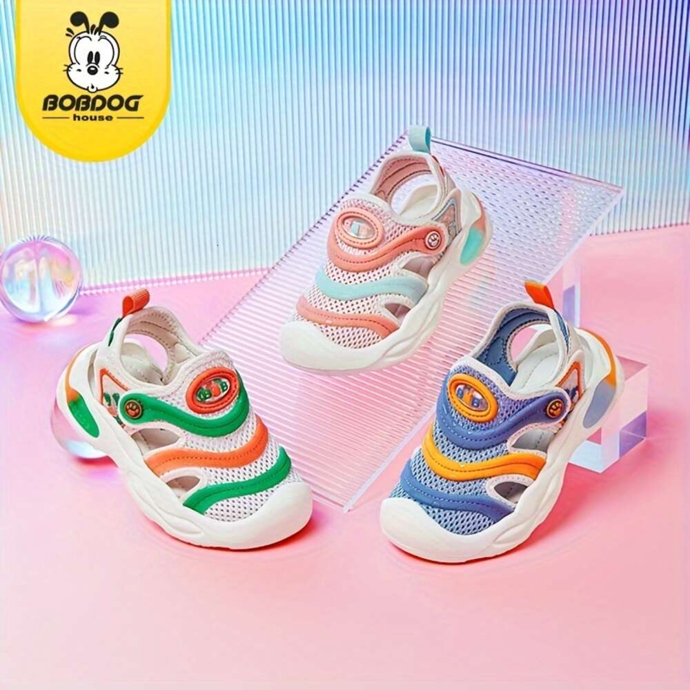 BOBDOG House Girl's Trendy Close Tope Breathable Sandals Comfy Durable Beach Water Shoes for Kid's Outdoor Activities BM32281