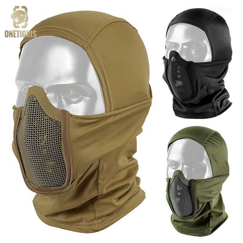 Onetigris Balaclava mesh mask a ninja tactical mask with full face protectionW241123