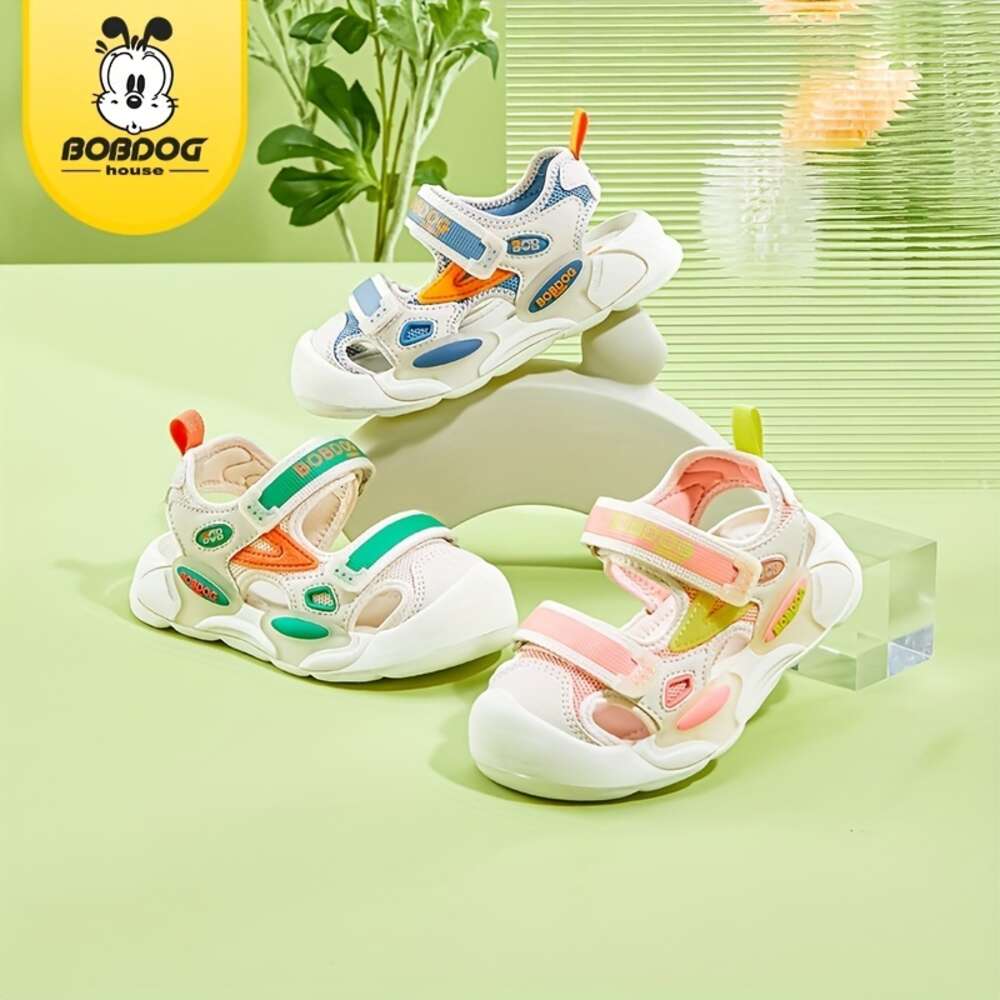 BOBDOG Houe Uniex Kid' Toddler' Cloe Toe Breathable Sandal Comfy Durable Soft Sole Chunky Beach Water Shoe for Boy' & Girl' Outdoo