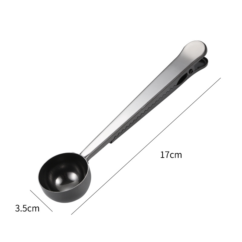 With Scoop Ag Clip Stainle Steel Spoon For Meauring Coffee Tea Ean Drink
