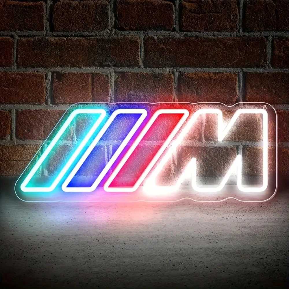 Car Power neon sign car LED neon nightlight suitable for car shops mens dens bedrooms garages carport wall de Z241123