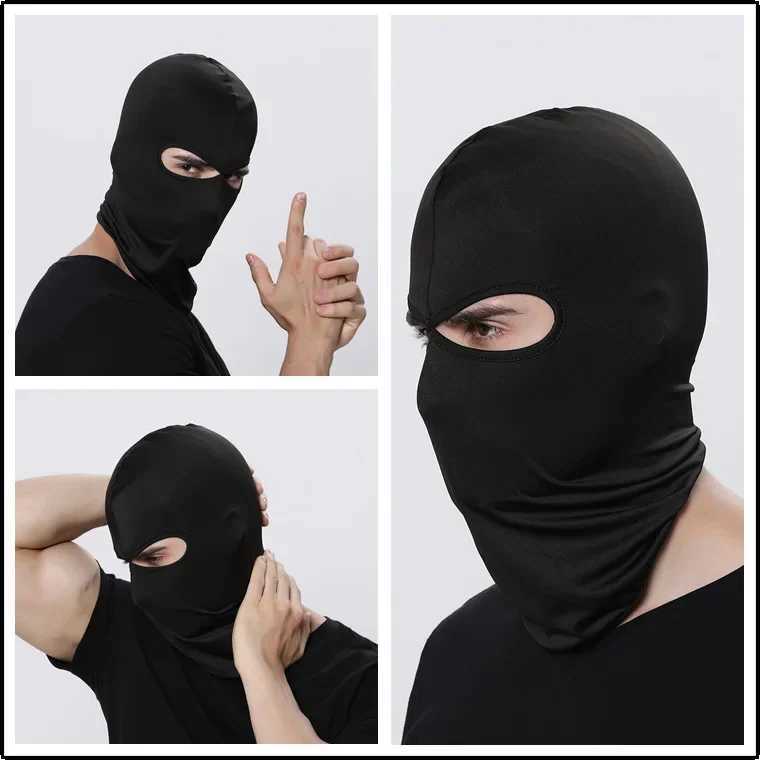 Full Face Cover Hat Balaclava Hat CS Winter Ski Cycling Hat Sun protection Scarf Outdoor Sports Warm Face Masks Facemask SkimaskW250512