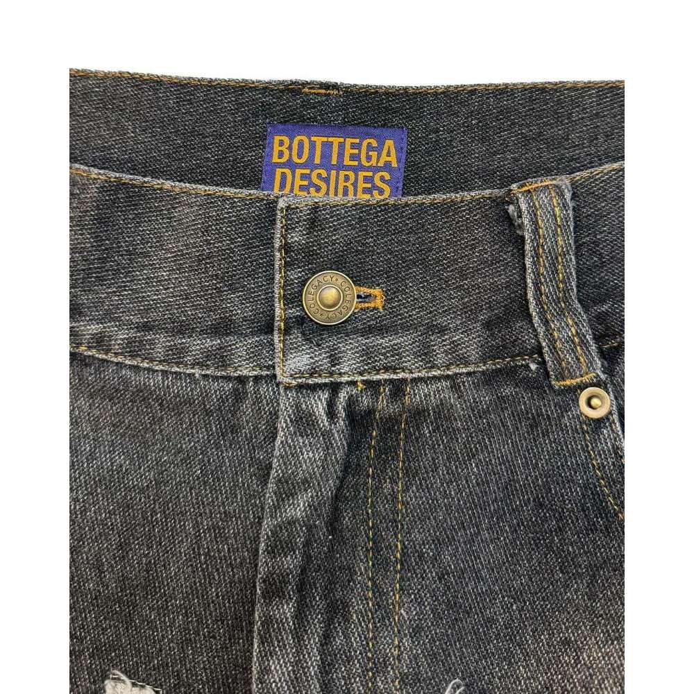 Rindu American Street Haruku Retro Denim With Letter Embroidery Oversized Jeans Men Y2k Loose Casual Versatile Shorts Women