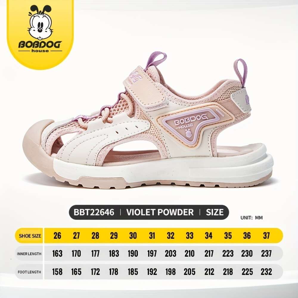 BOBDOG House Unisex Kid's Close Toe Breathable Sandals, Comfy Non Slip Durable Casual Beach Water Shoes for Boy's & Girl's Outdoor Acti
