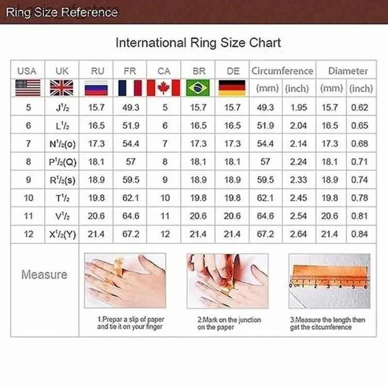Band Rings Gorgeous Huge White Zircon Engagement Fashion Silver Color Party Anniversary Wedding for Women H240424