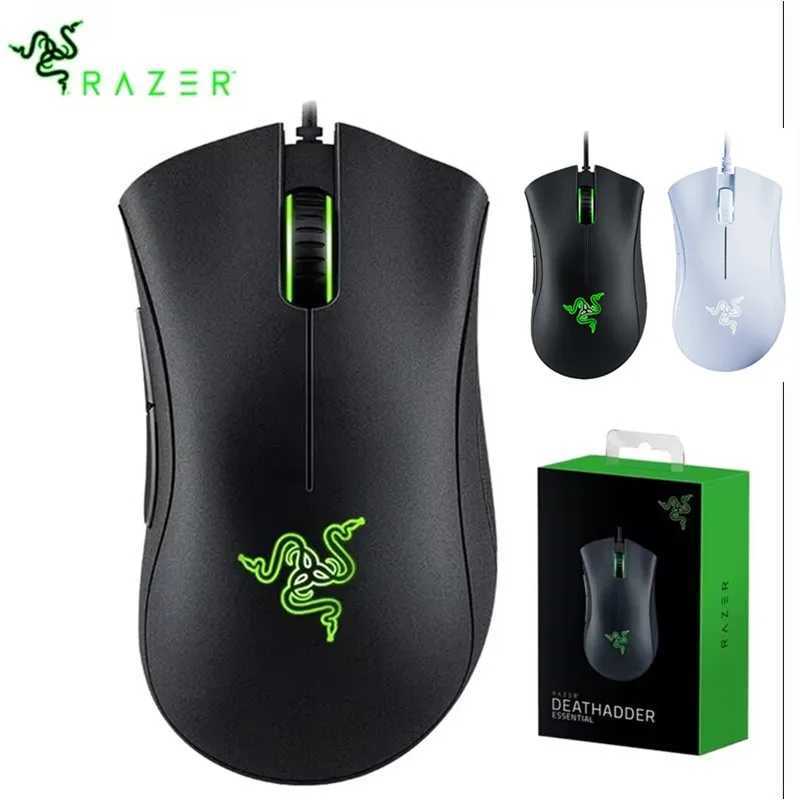 Mice Razer DeathAdder Essential Wired Gaming Mouse / Wired Mice 6400DPI 5 Independently Buttons For Laptop PC Gamer H241122