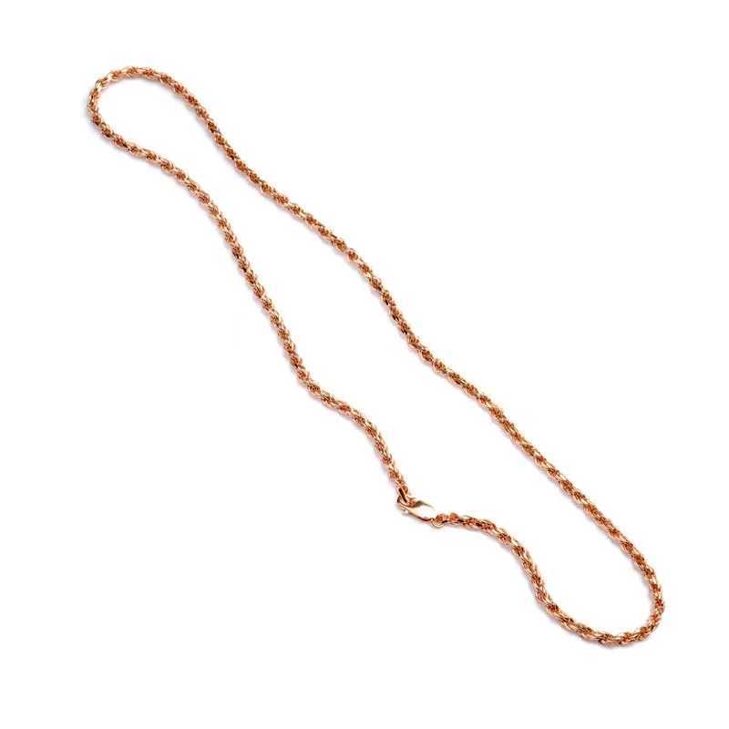 MIQIAO 925 Pure Silver Rope Chain White Gold Rose Gold Color Length 40 45 50 55 60 65 70 80 cm Width 1.0 1.5 2.3 MM Mens Necklace X241123