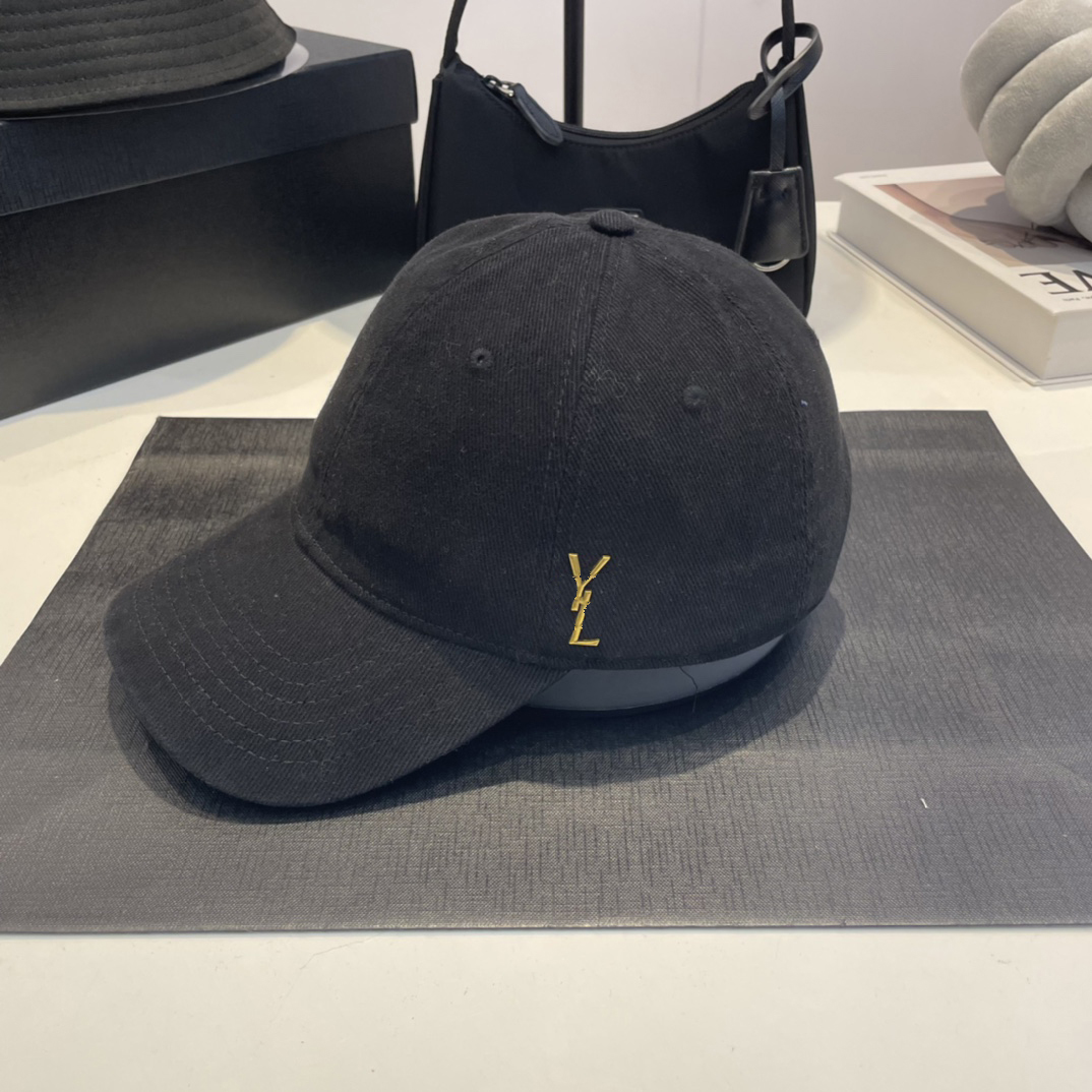 luxury designer hat embroidered baseball cap casual classic hundred embroidery ysls saint laurent laurant letters protection joker and durable with adjustment br
