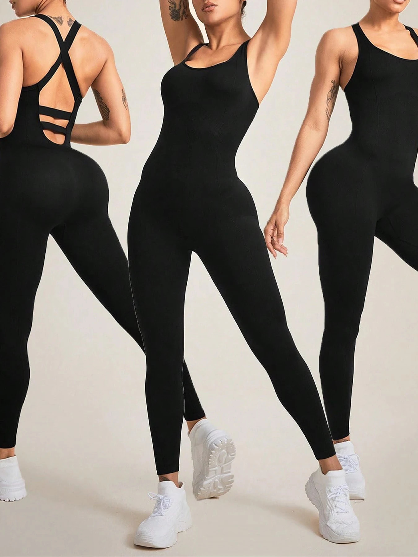 Jumpsuits for Women Seamless Yoga Workout Romper 241121Z