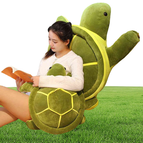 354555cm Lovely Tortoise Plush Toy Kawaii Animal Dolls Stuffed Soft Animal Sea Turtle Pillow Birthday Gifts for Girl Y2