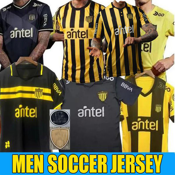 24 25 Uruguay Home Soccer Jerseys Commemorative Edition 2024 2025 Club Atletico Penarol C.RODRIGUEZ Gargano football shirts 131th 133th