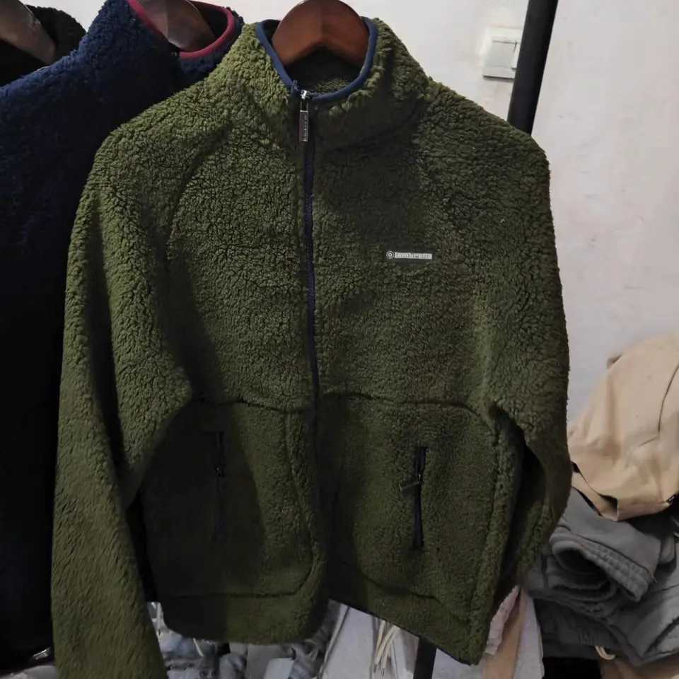 Men's Jackets Street Korean Ins Style Couple Style Lamb Wool Polar Fleece Jacket Trendy American Zipper Jacket for Men and Women Tops J241123