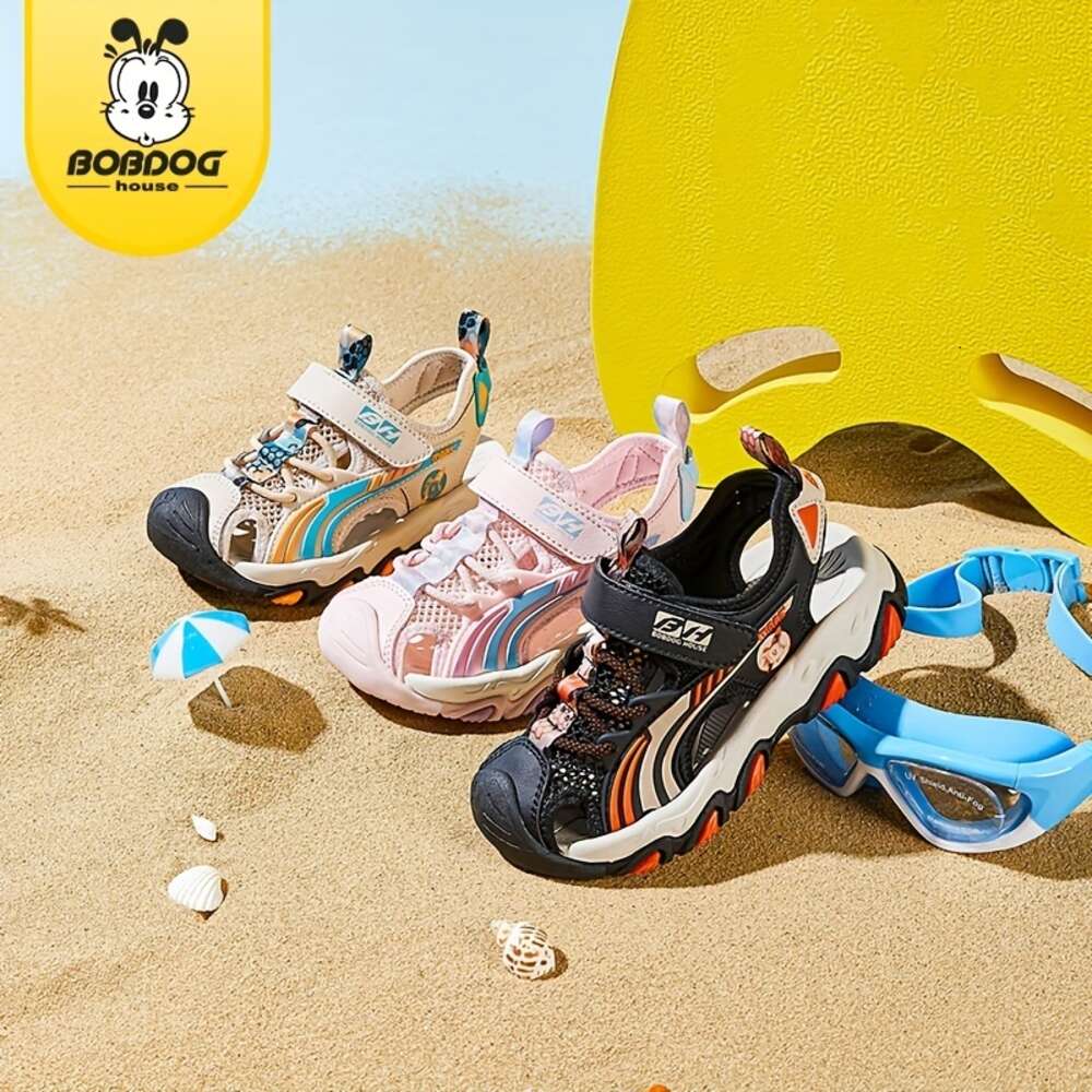 BOBDOG Unisex Kid's Close Toe Breathable Sandals Comfy Durable Casual Beach Water Shoes for Boy's & Girl's Outdoor Activities BBT22641