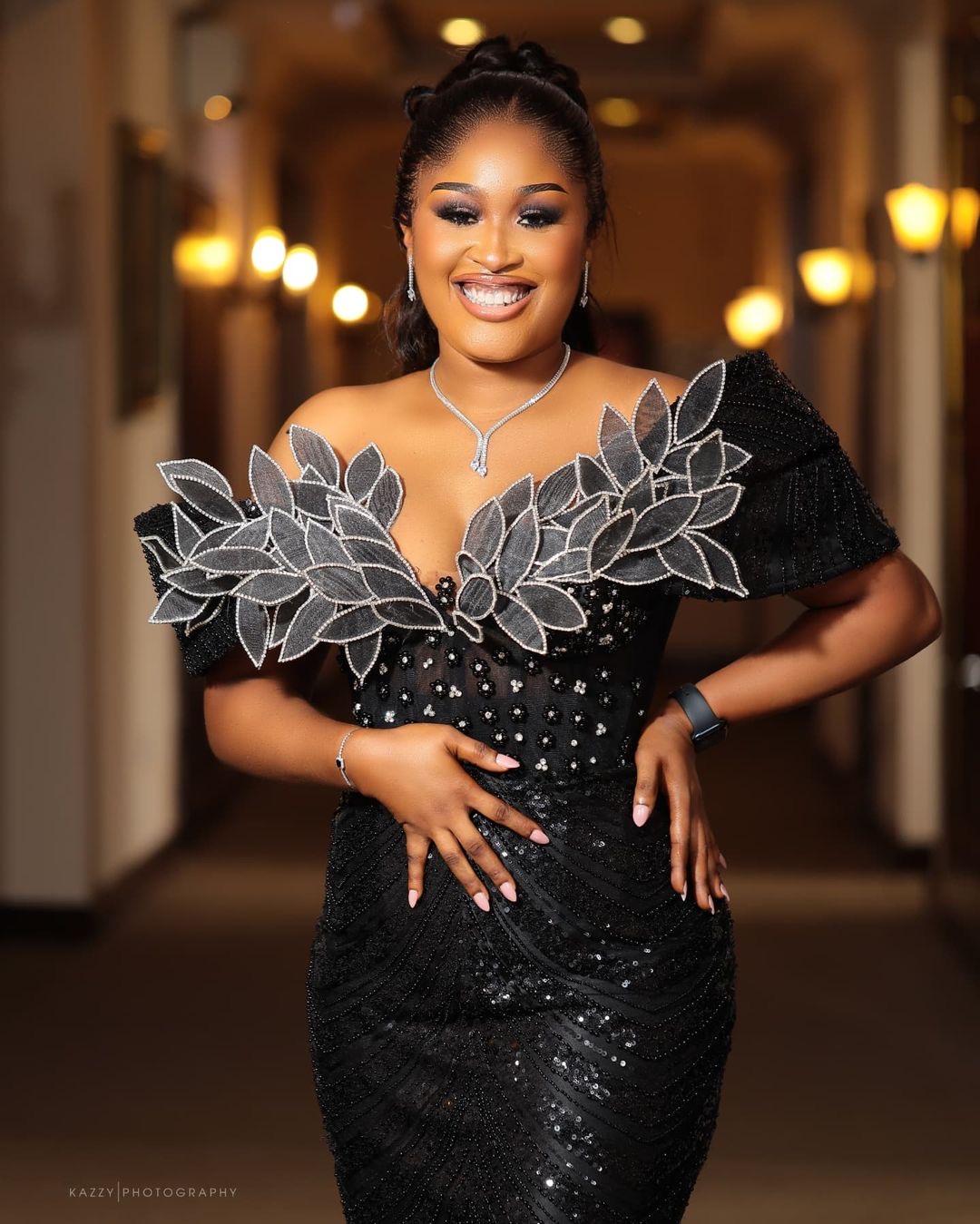 Black Mermaid Prom Dresses 2024 Beaded Florals Sequined Lace Evening Formal Party Second Birthday Engagement Gowns Plus Size Dress For Special Occasio