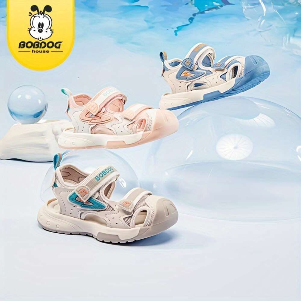 BOBDOG House Girl's Adorable Close Toe Breathable Sandals Comfy Durable Beach Water Shoes for Kid's Outdoor Activities Summer BBT32241