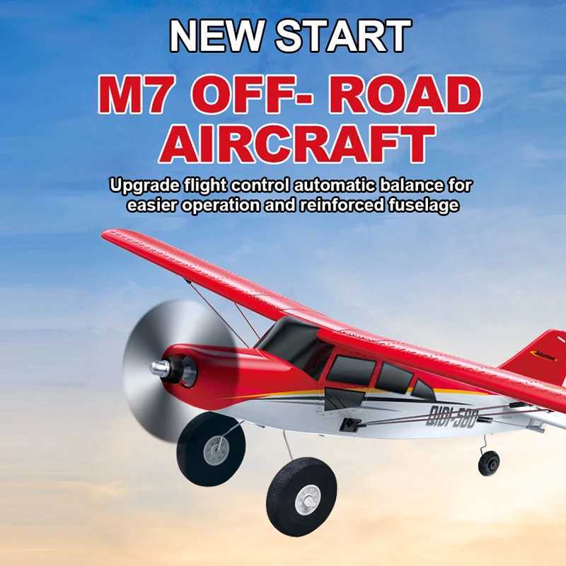 Aircraft Model Qidi560 Moore M7 Off-road RC Plane 4CH Brushless Remote Control Airplane Fixed Wing EPP Foam Toys for Children H241123Q7AZ
