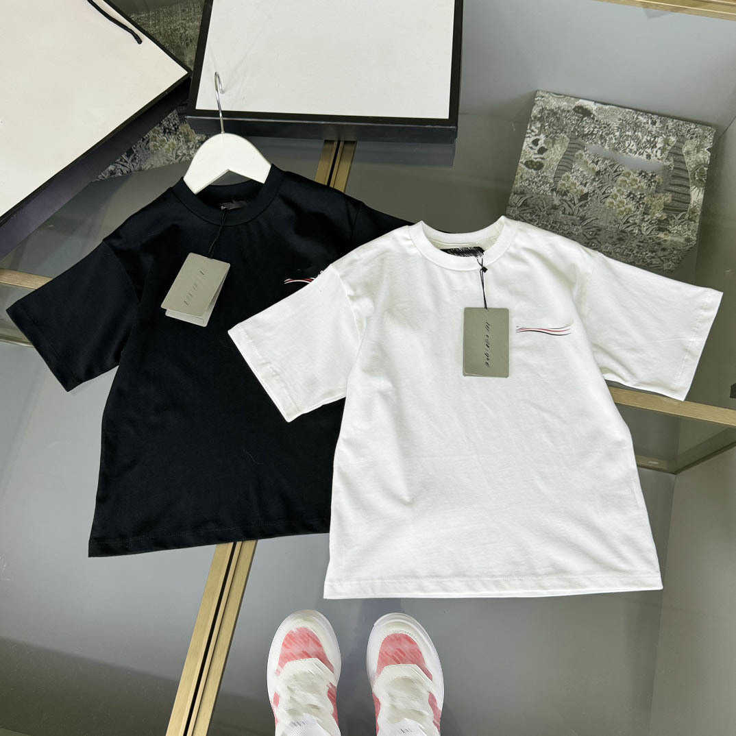 New baby T-shirt kids designer clothes Front and rear logo printing girls Short Sleeve Size 100-160 CM boys tees summer tshirt