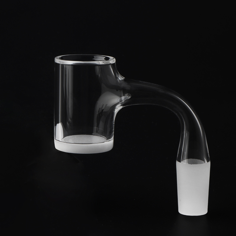4mm Thick Opaque bottom Full Weld Quartz Banger Smoking Pipe Water Bong Dab Rig Accessory 10mm 14mm 18mm Male Female Joint