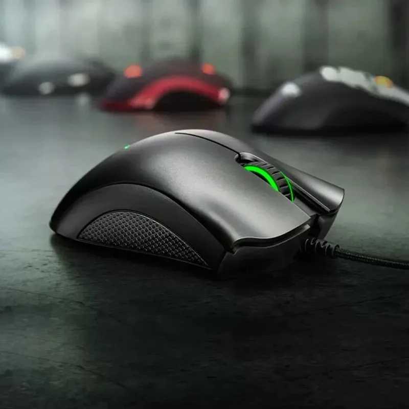 Mice Razer DeathAdder Essential Wired Gaming Mouse / Wired Mice 6400DPI 5 Independently Buttons For Laptop PC Gamer H241122
