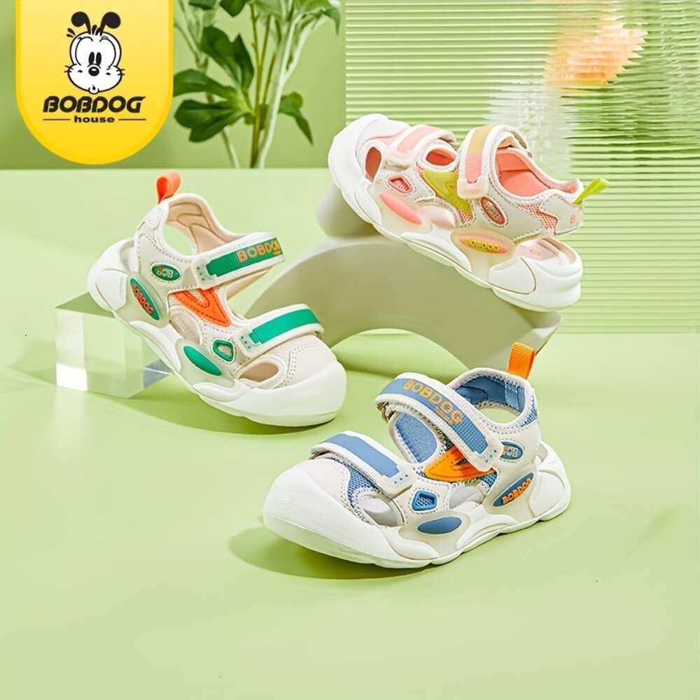 BOBDOG Houe Uniex Kid' Toddler' Cloe Toe Breathable Sandal Comfy Durable Soft Sole Chunky Beach Water Shoe for Boy' & Girl' Outdoo
