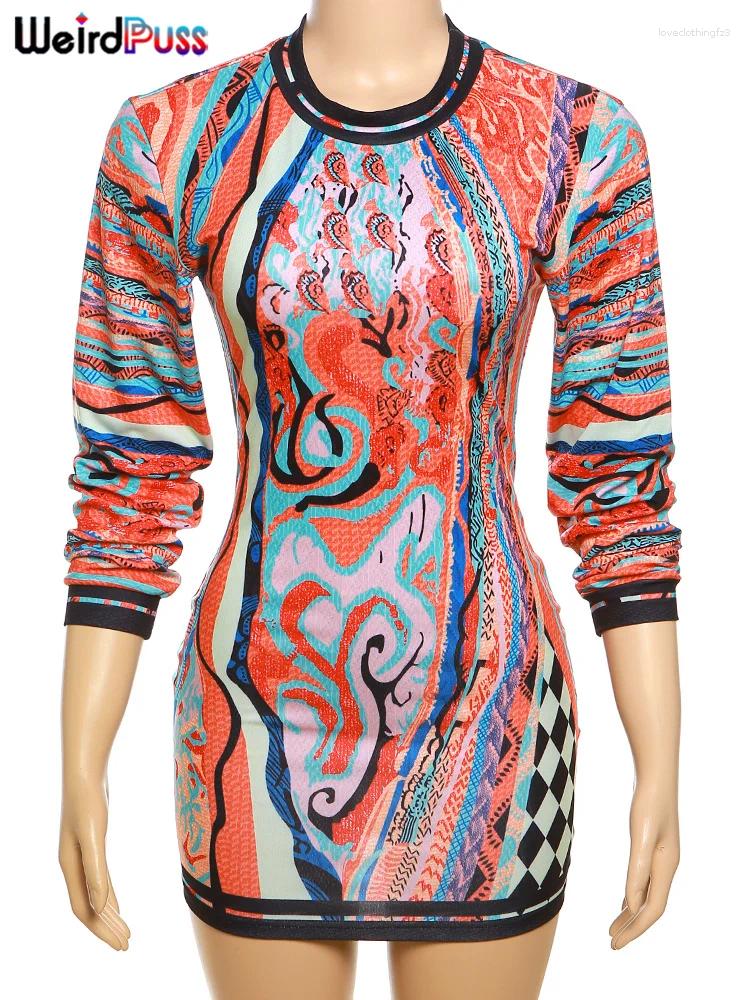 Colorful Print Casual Dresses: Unique Fashion For Women In