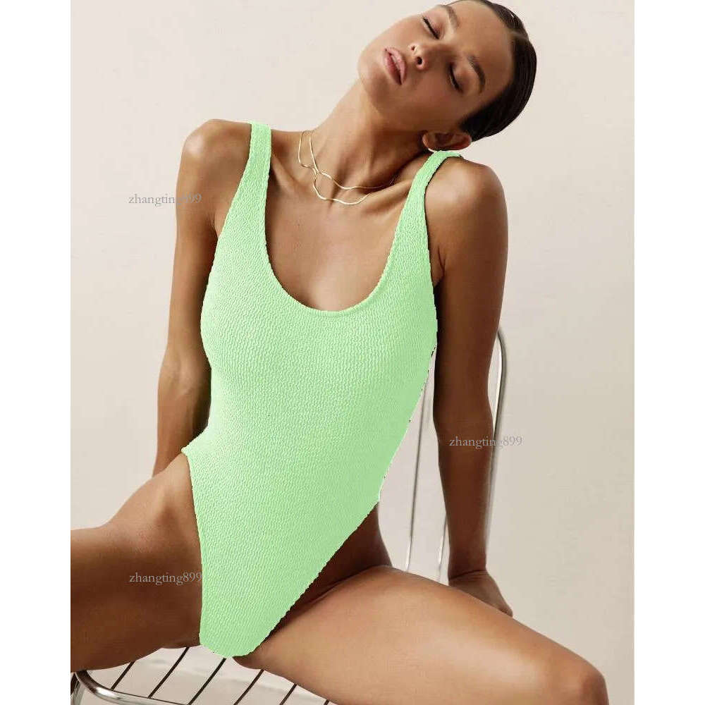Women's Swimwear 2024 Sexy Women One Piece Swimsuit Female Solid Push Up Thong Bather Bathing Suit Monokini Brazilian Swimming Suits