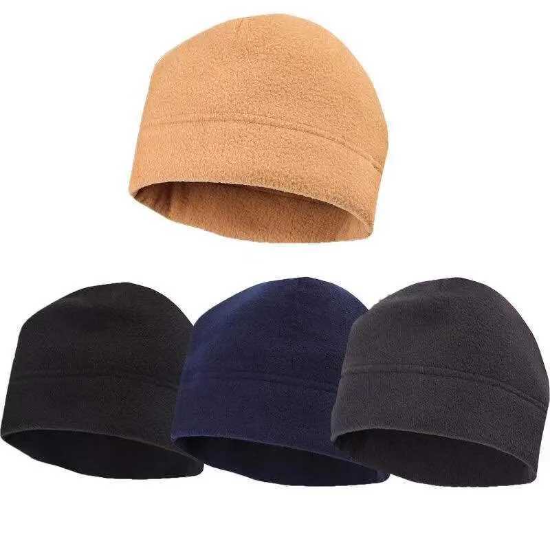 Tactical Fleece Hat Scarf Set Thermal Head Cover Winter Warm Balaclava Face Mask Sports Cycling Bonnet Neck ProtectorW250512