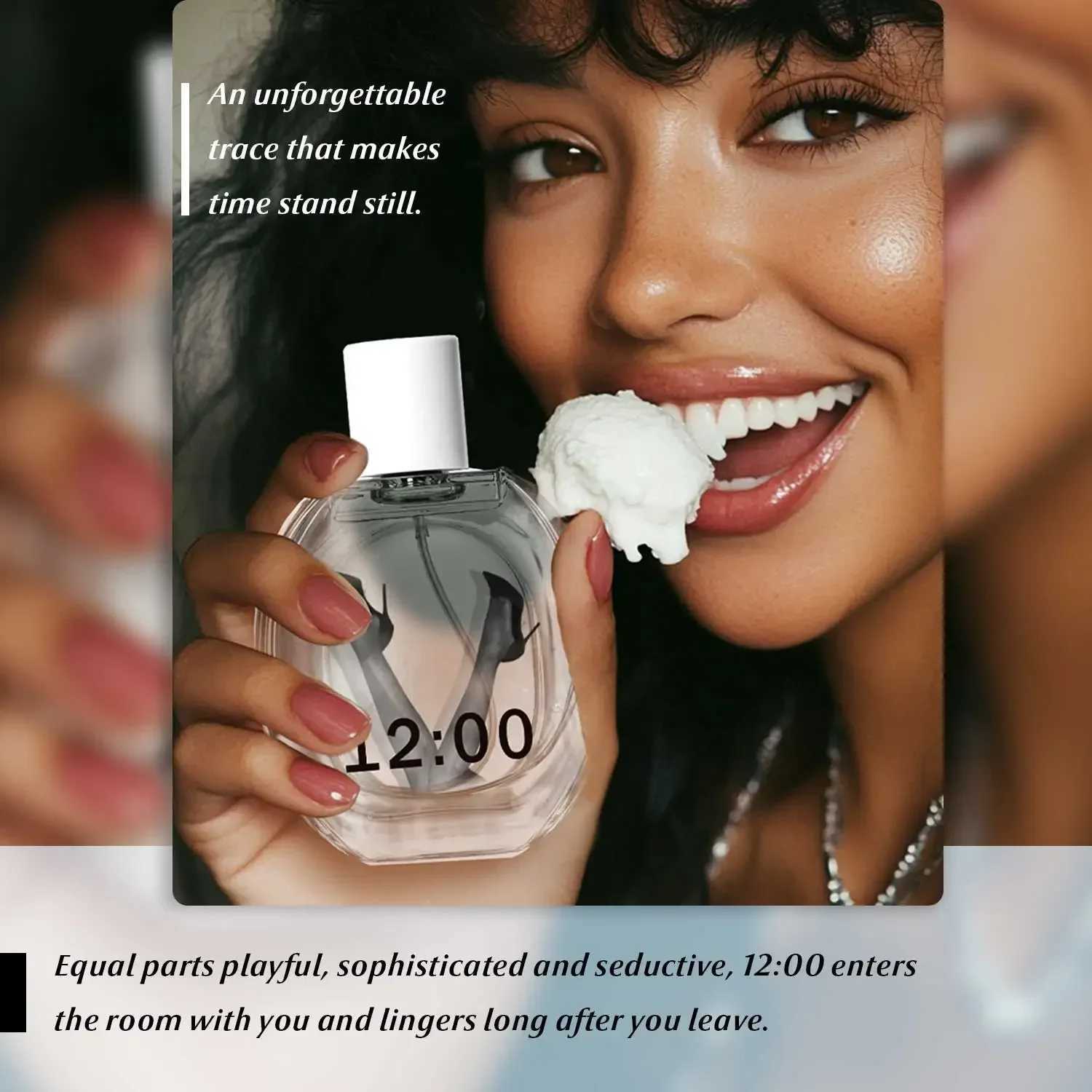 12 00 EAU DE PARFUM Pheromone Perfume Womens Warm Sweet Irresistible Fragrance for Attracting Candid Woody Fragrance 50MLXJ250109