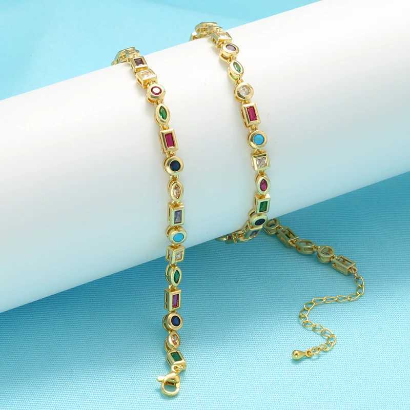 ZHUKOU womens candy necklace cubic zirconia mens necklace original couple necklace fashion jewelry wholesale VL242 X241123