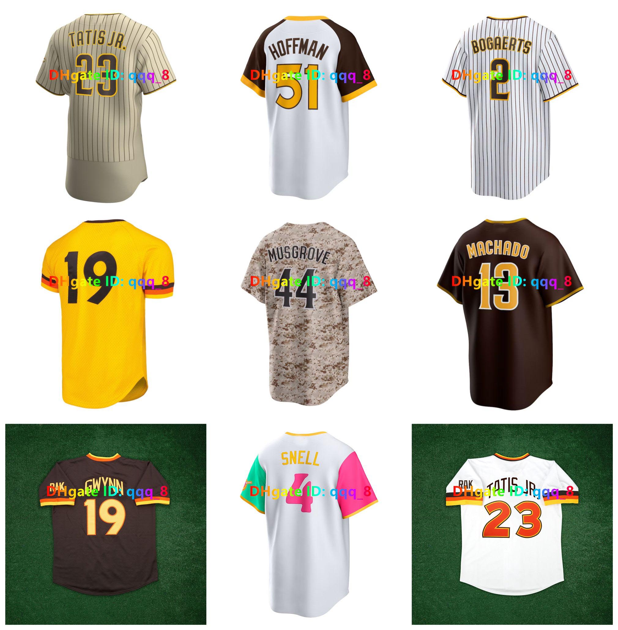 Fernando Tatis Jr. Jackson Merrill Tony Gwynn SD Padres Baseball Jersey Ha-Seong Kim Manny Machado Xander Bogaerts Michael King Dylan Cease Trevor Hof