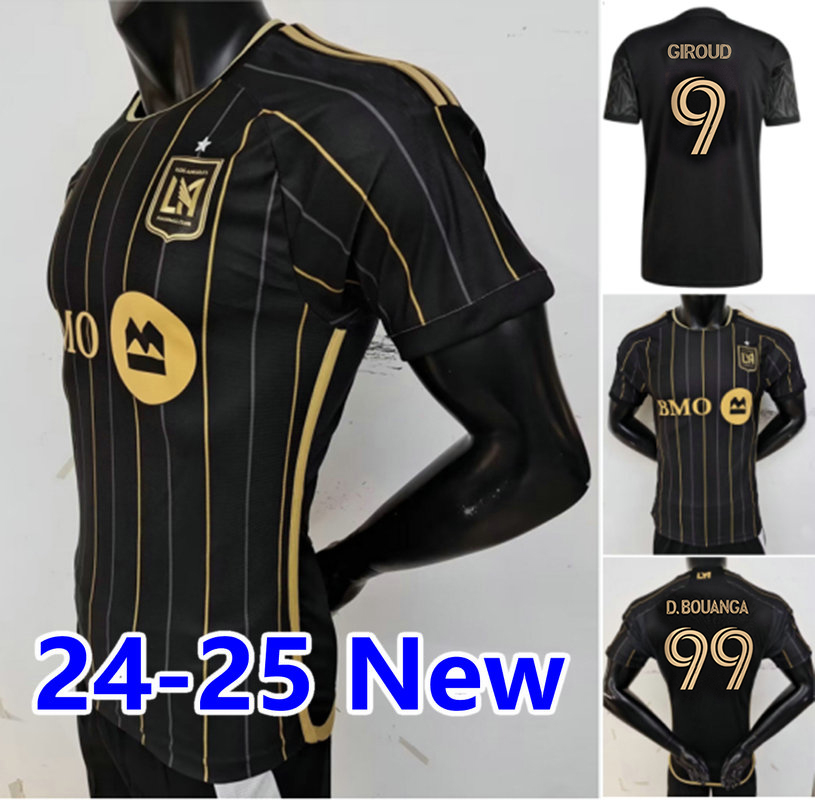 LAFC 24 25 Los Angeles FC soccer jerseys GIROUD BALE VELA ATUESTA football shirt 2024 2025 GINELLA ACOSTA CHIELLINI ILIE D.BOUANGA HOLLINGSHEAD men kids uniforms