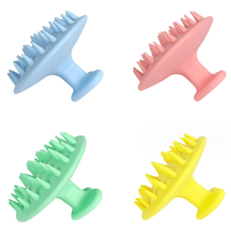 Pets Dogs Cats Massage Rubber Comb Long Short Hair Small Large Gently Removes Loose Shed Fur Pet Shampoo Bath Brush