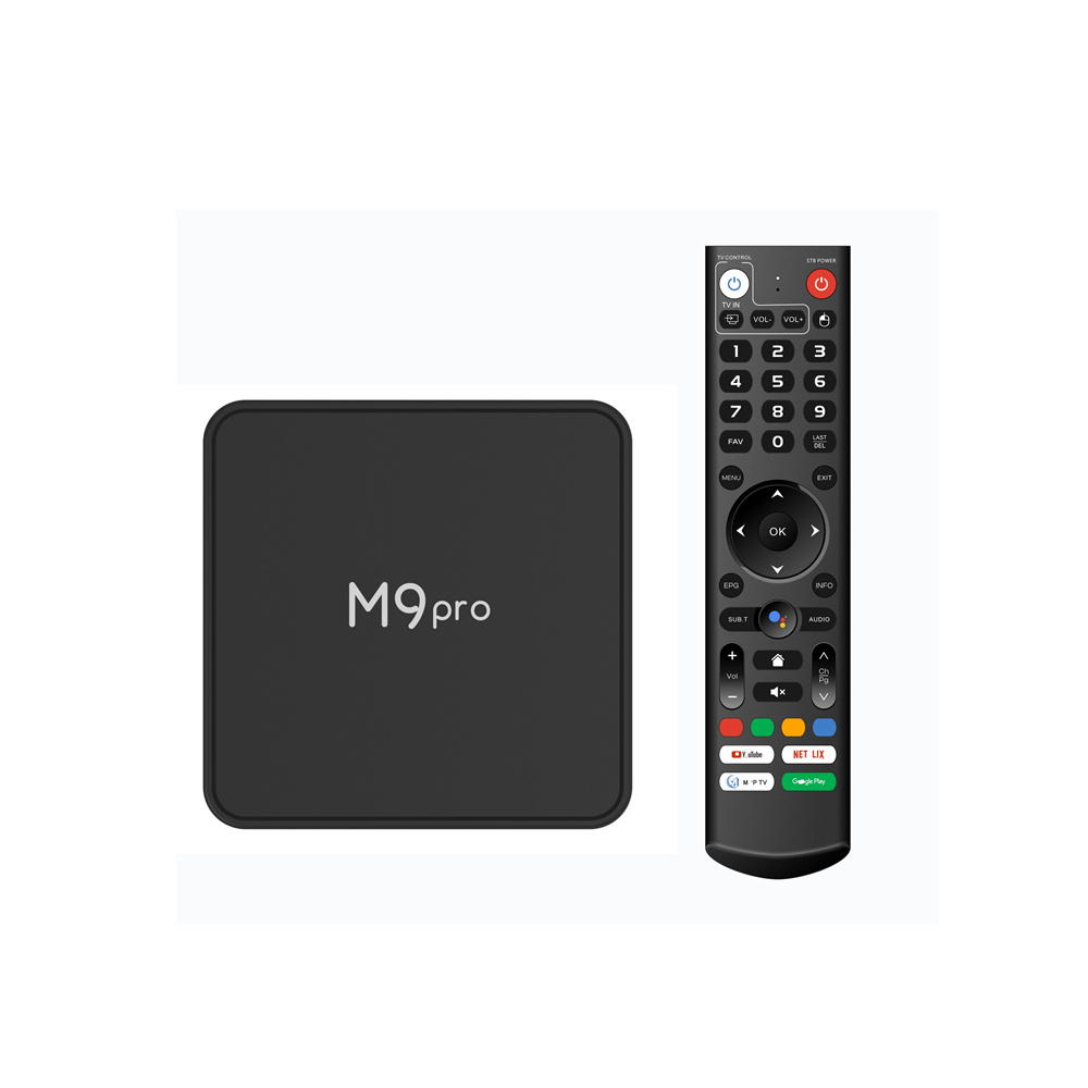 France in stock M9 Pro TV box 4K Amlogic S905x4 Android 11.0 MGP 4gb 64gb smart android ATV Set top box 1000M lan BT Voice remote