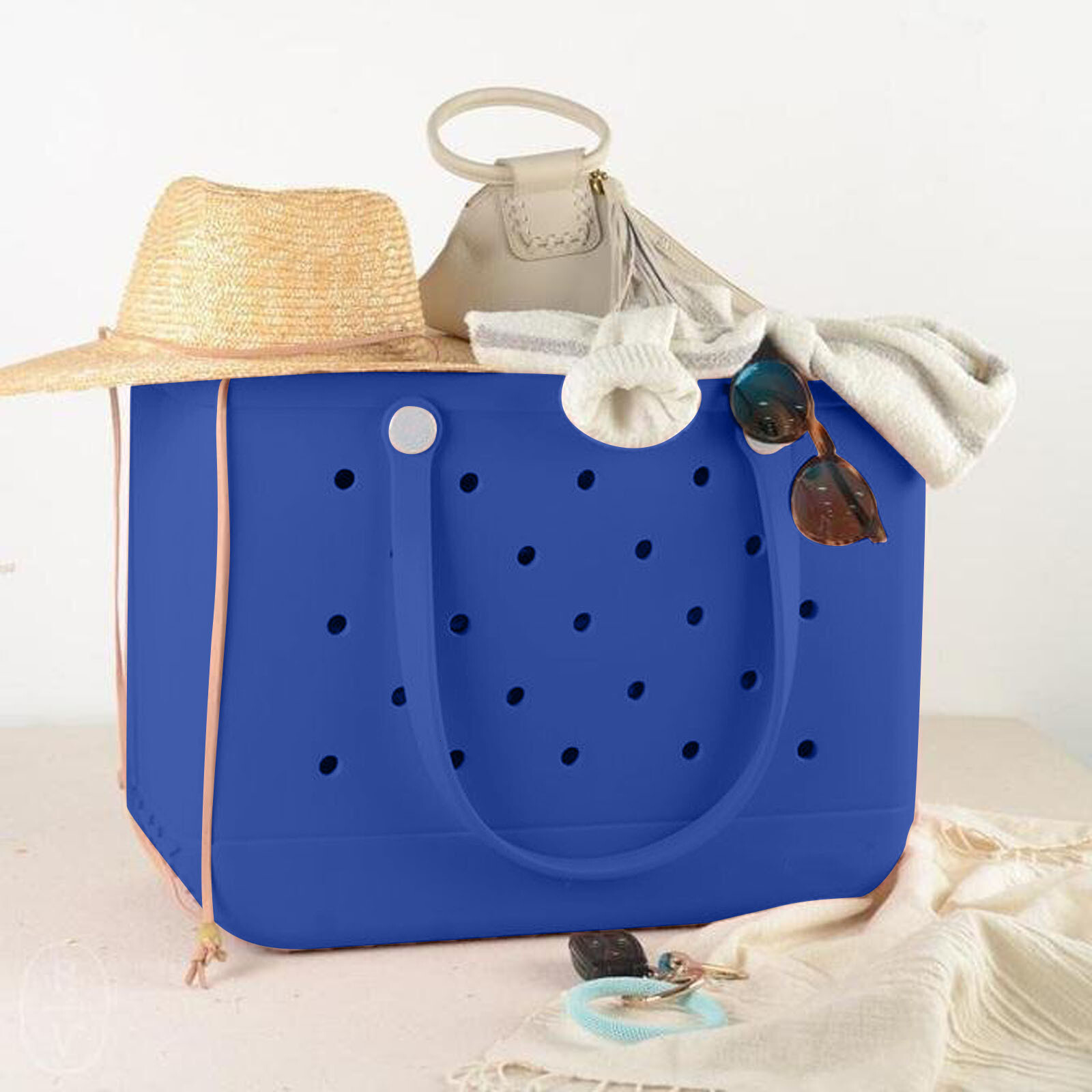 New handbag EVA beach silicone basket with sand waterproof travel sand proof handbag leisure multi trend purpose storage bag designer beach bag