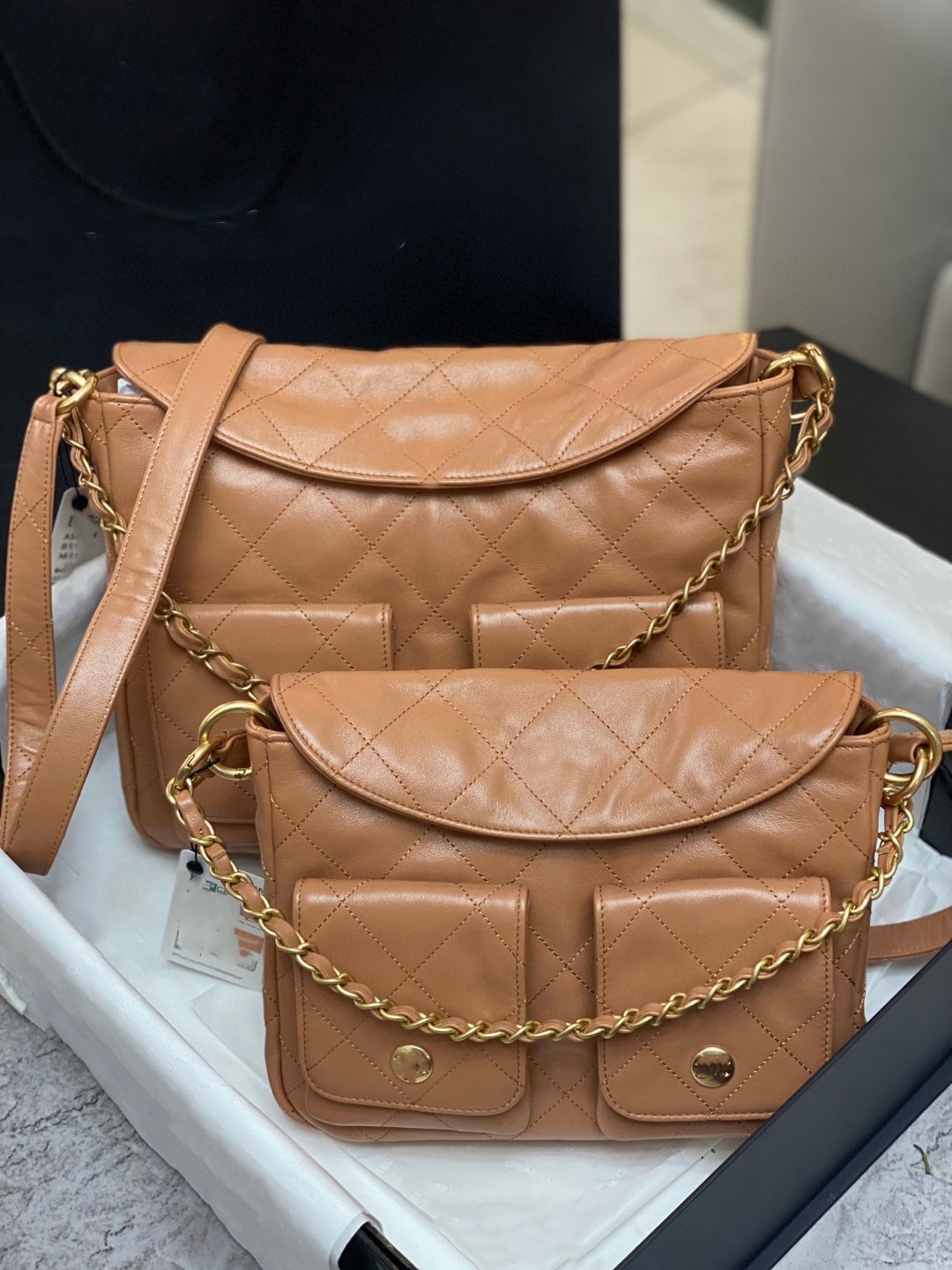 10A High Quality Crossbody Shoulder Bags Designer Handbag Fashion Brand Women's Real Leather Diamond Mesh CF Series Chain Bag 2024