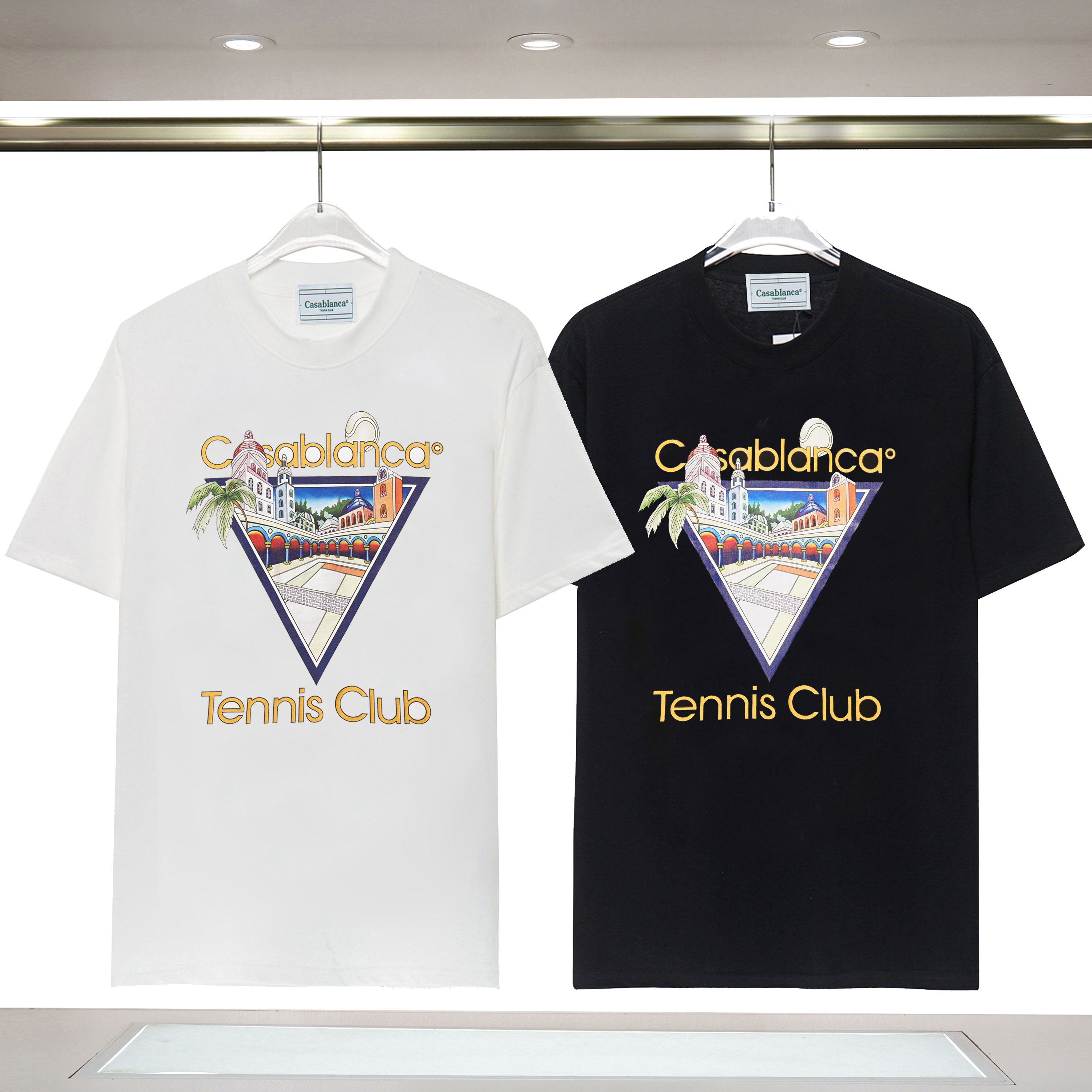 Designer T Shirt Men casa blanca casablanc shirt Summer new short-sleeved T-shirts for men women half-sleeved travel vacation couple tshirt