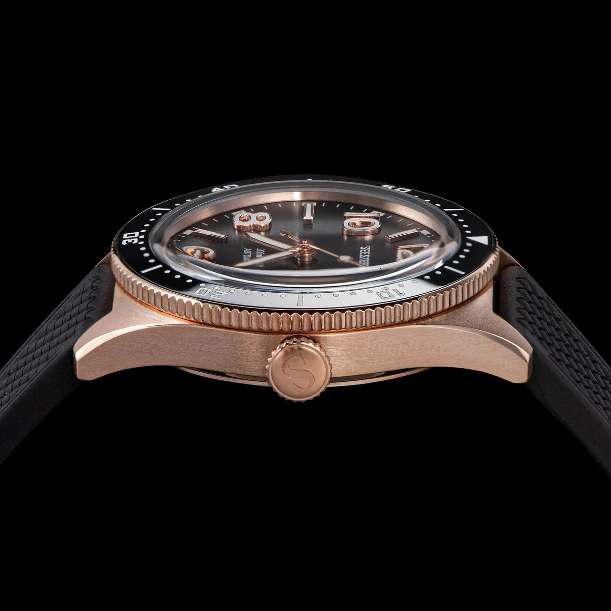 SEESTERN Diveing Watch of Men Automatic Mechanical Wristwatches 20bar Waterproof Sapphire ST2130 Movement BGW9 Luminous S435 240419