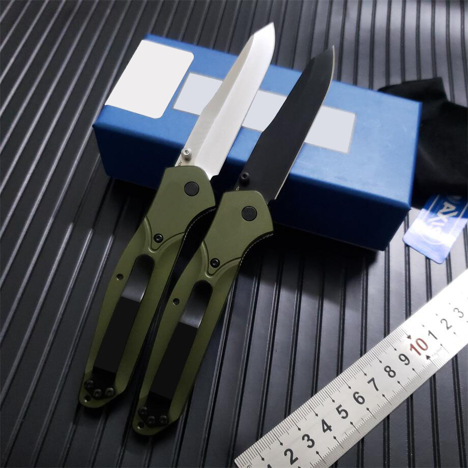 4Models 940 Folding Knife 3.22 S30v Satin Plain Blade, Aviation Aluminum Handles