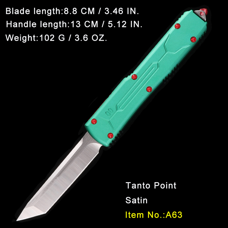 pocket knife Tactical survival knives fish edc folding sport outdoor camping multi tools d2 fixed steel 6061-T6 handle diving tool