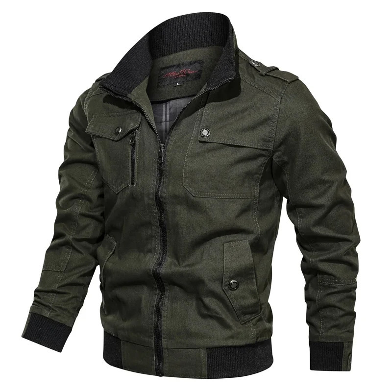 2023 Spring Autumn Fashion Mens Jacket Casual Outdoor Sports and Military Motorcycle Coat 241121