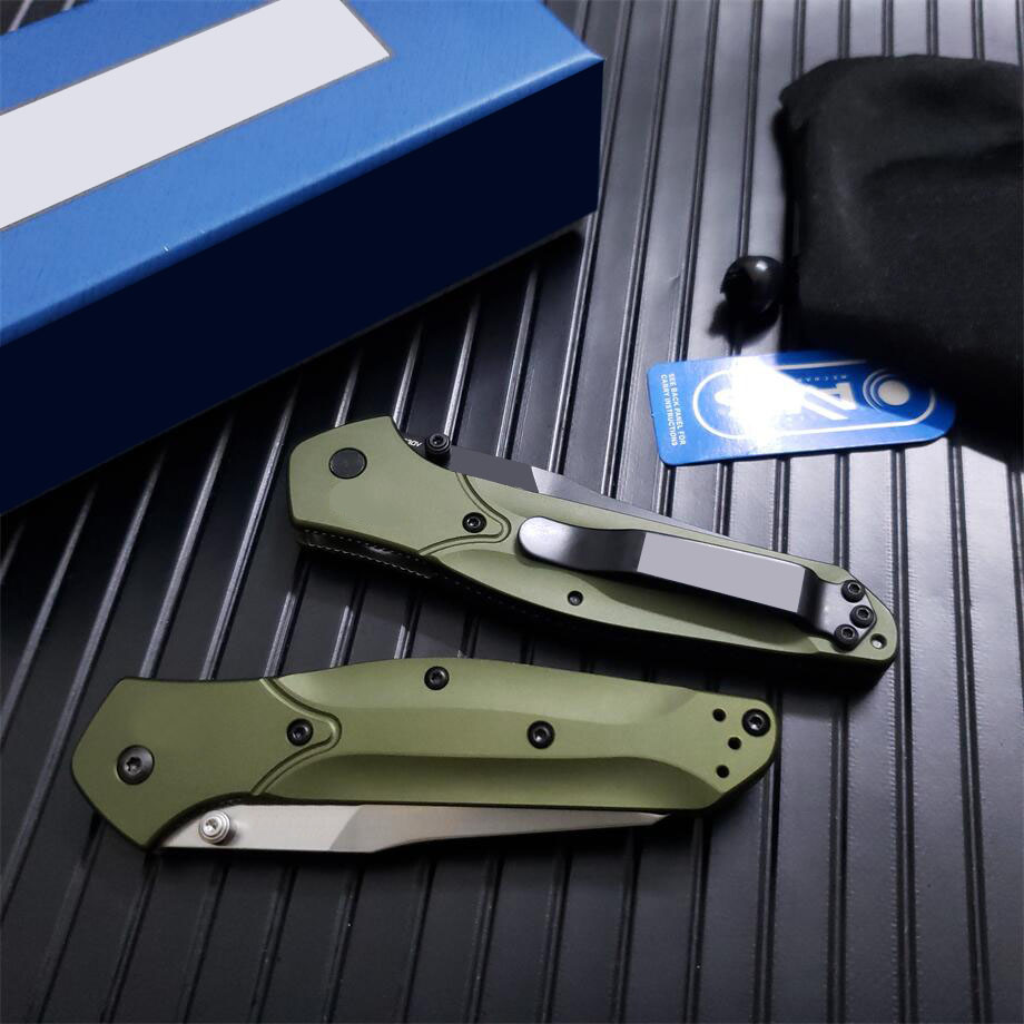 4Models 940 Folding Knife 3.22 S30v Satin Plain Blade, Aviation Aluminum Handles