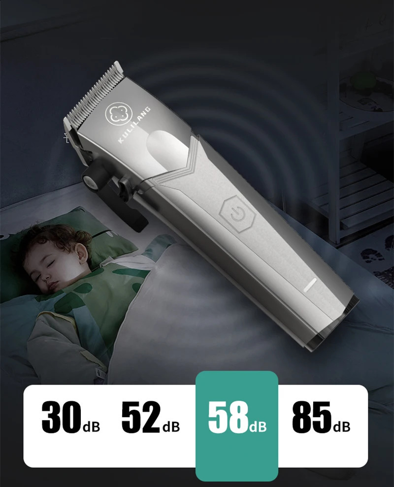 Professional Hair Clippers kulilang madeshow for Man Hair Cutter Hair Trimmer Electric Hair Cutting Machine 7000 RPM Barbershop 240412