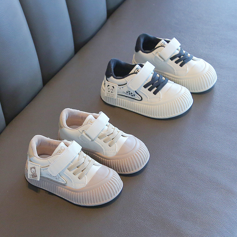 Kid Casual Sport Shoes Soft Kick Prevention Boys Girls Baby Board Shoes Happysteps Fashion Cute Cartoon Toddler Running Shoes Size 16 - 31