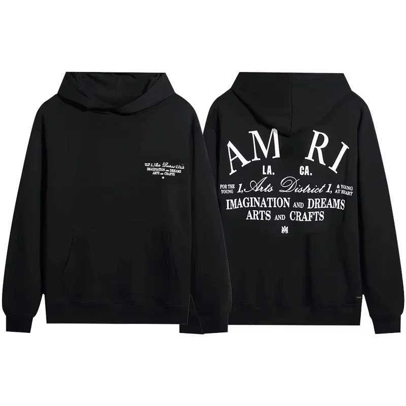 Men's Hoodies Sweatshirts Autumn and winter new womens fashion brand Flce hoodie Strt retro casual printed cotton mens and womens sweaters Y2411233QPR