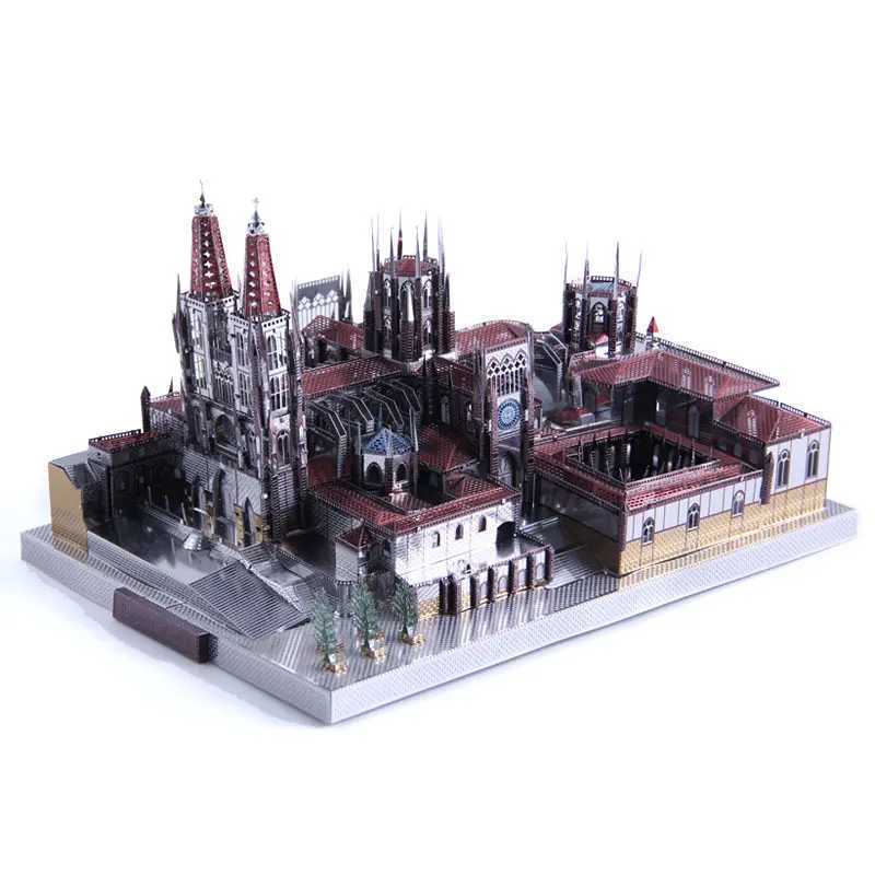 Microworld 3D Metal Puzzle Red Devil Scorpion Model Assembly Metal Model Kit DIY 3D Laser Cutting Model Puzzle Toy Gift X241122